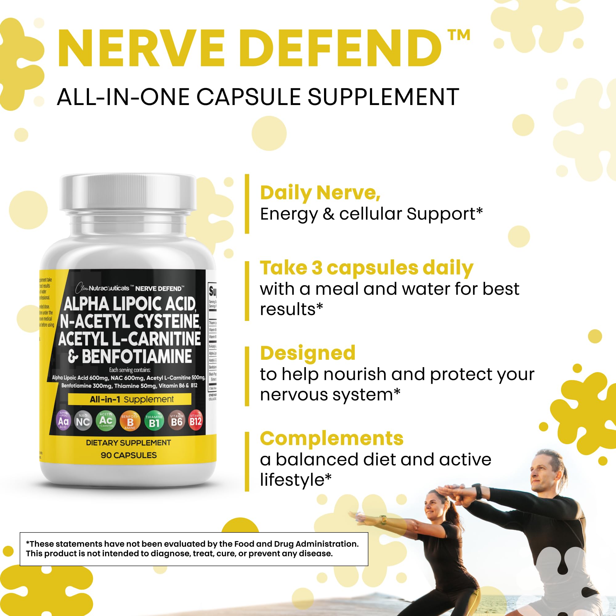 USA-made label on Clean Nutraceuticals bottle—trusted manufacturing.