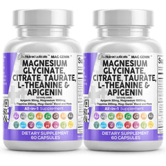 Clean Nutraceuticals Mag Genin bottle front for daily magnesium support