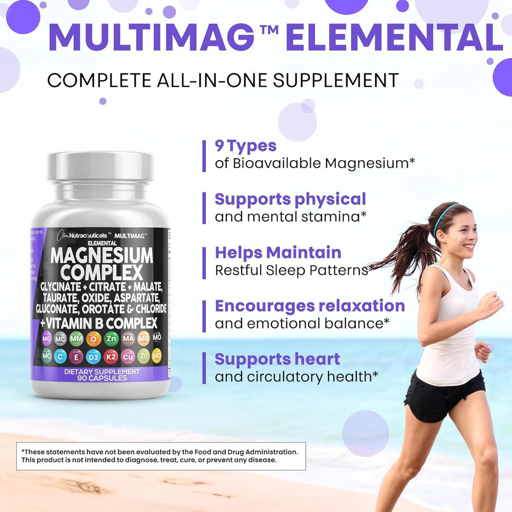 Side view of MultiMag bottle to showcase compact daily use