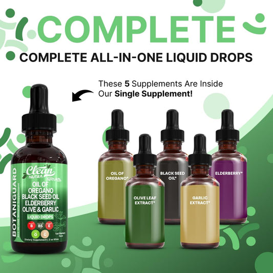 Clean Nutraceuticals Oil of Oregano Dropper – fast-absorption drops for daily wellness