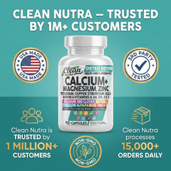 Clean Nutraceuticals Osteo Defend pills with a focus on joint support.