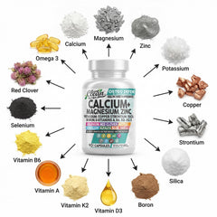 Clean Nutraceuticals Osteo Defend pills on white background for easy daily intake.