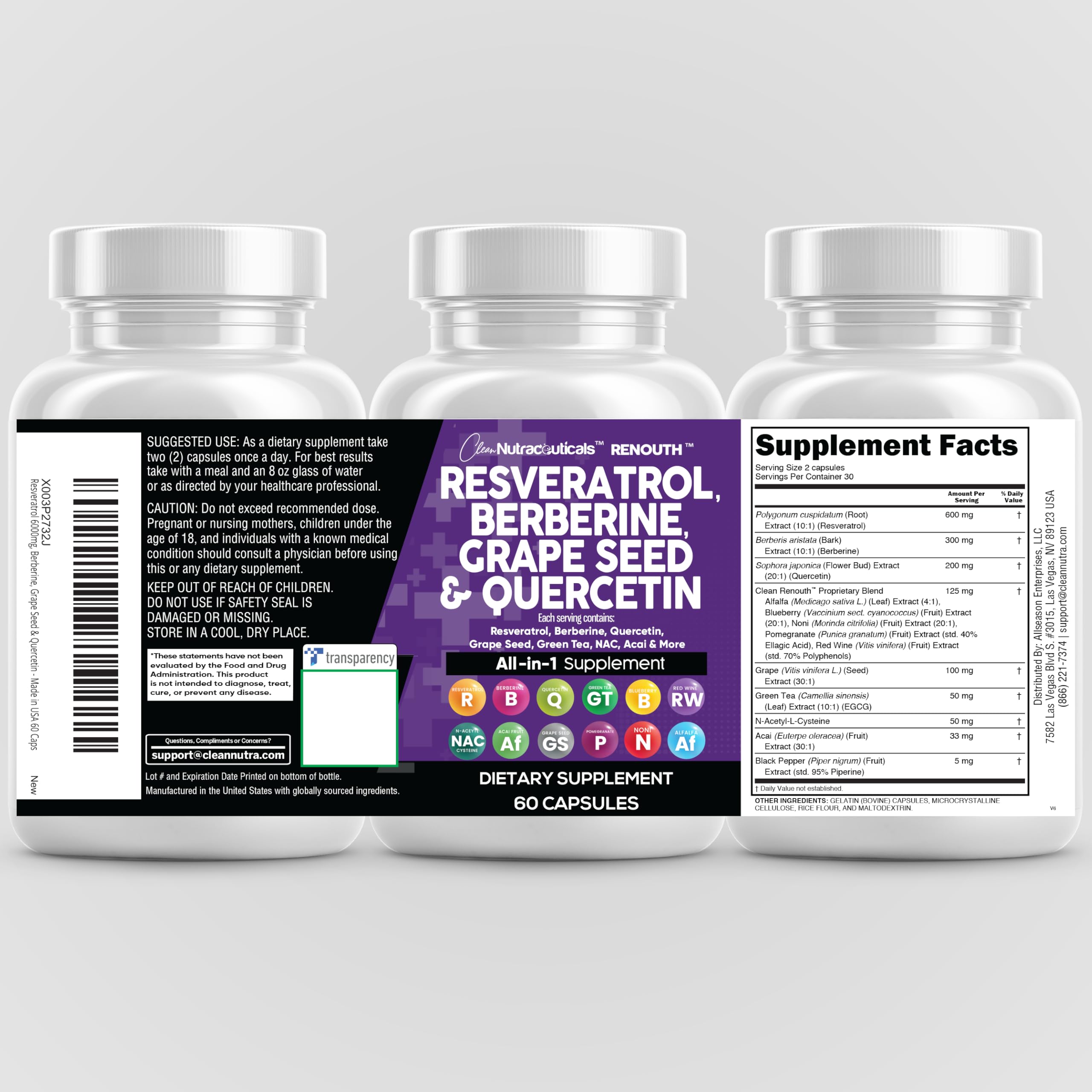 Renouth two pack display showing convenient dual bottles