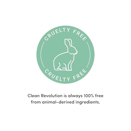 Clean Revolution cruelty-free formulation, no animal testing, family-safe hygiene.