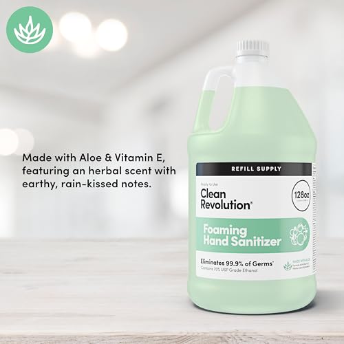 Clean Revolution refill gallon pack highlighting long-term value and reduced plastic waste