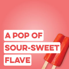 Clean Simple Eats Cherry Ice mixed with water in a glass for a refreshing sip.