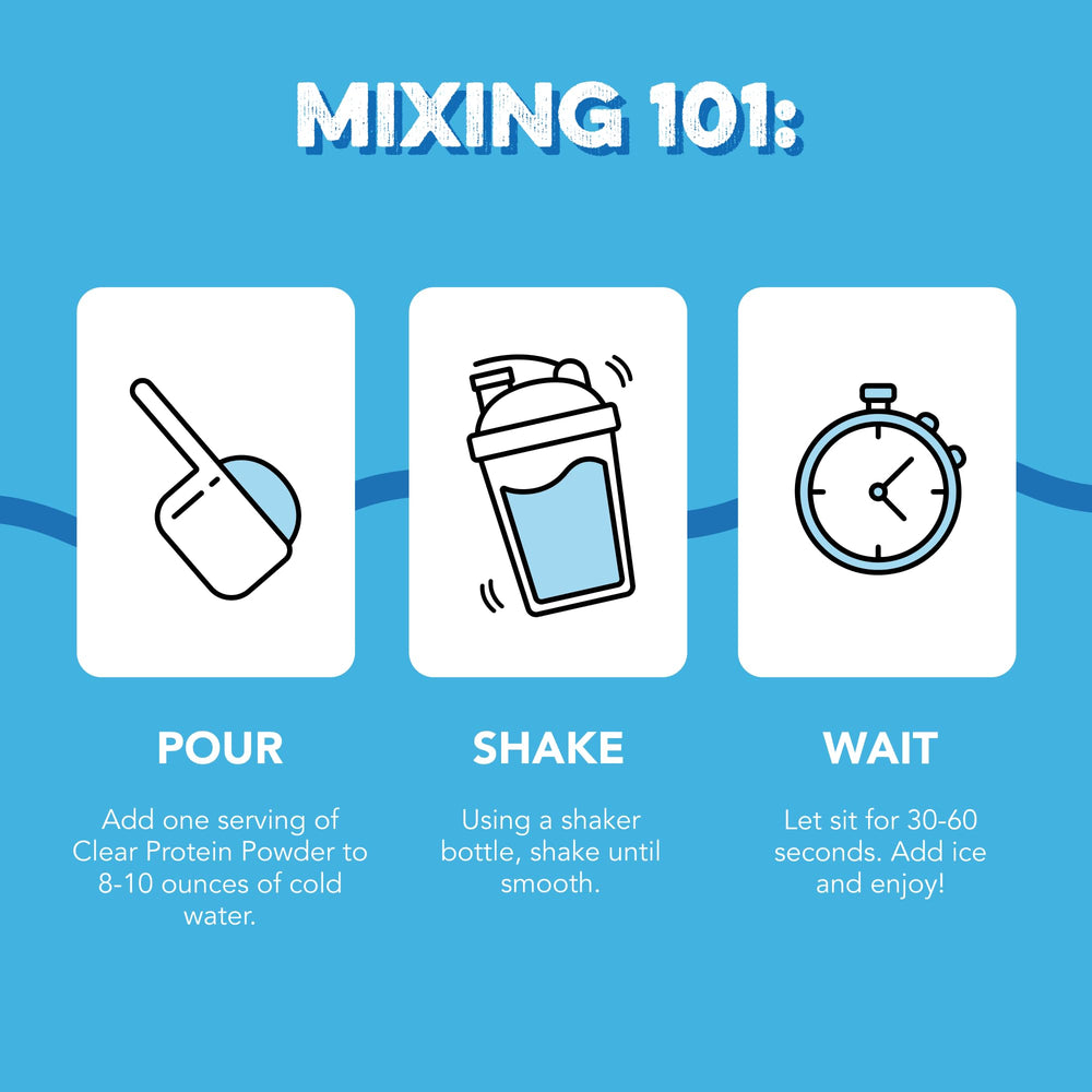 Blue Bahama flavor poured over ice for a tropical refreshment