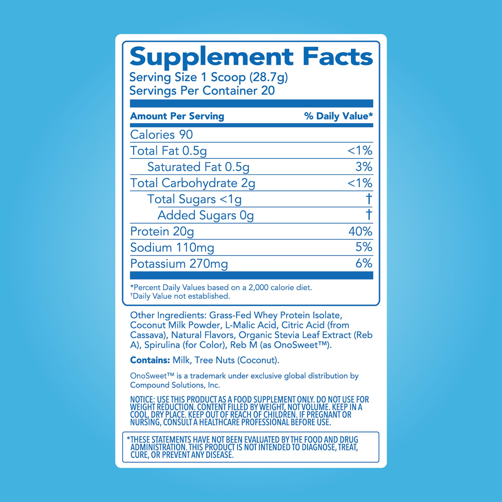 Grass-fed whey isolate close-up on Clean Simple Eats label emphasizing clean ingredients