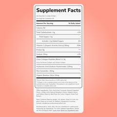 Clean Simple Eats Collagen Beauty Blend scoop for easy daily use and smooth blending.