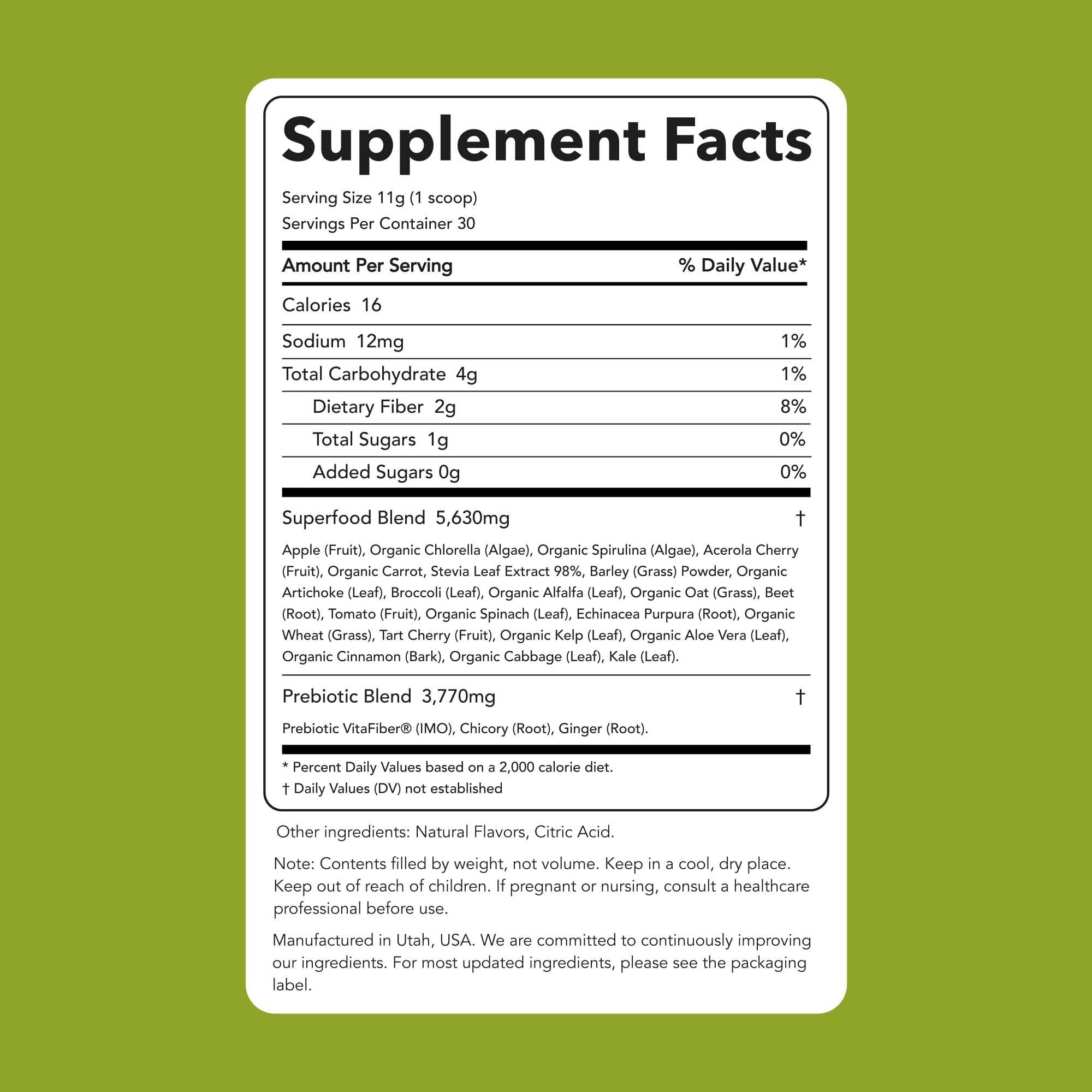 Clean Simple Eats Super Greens glass with cold water offers a refreshing green boost.