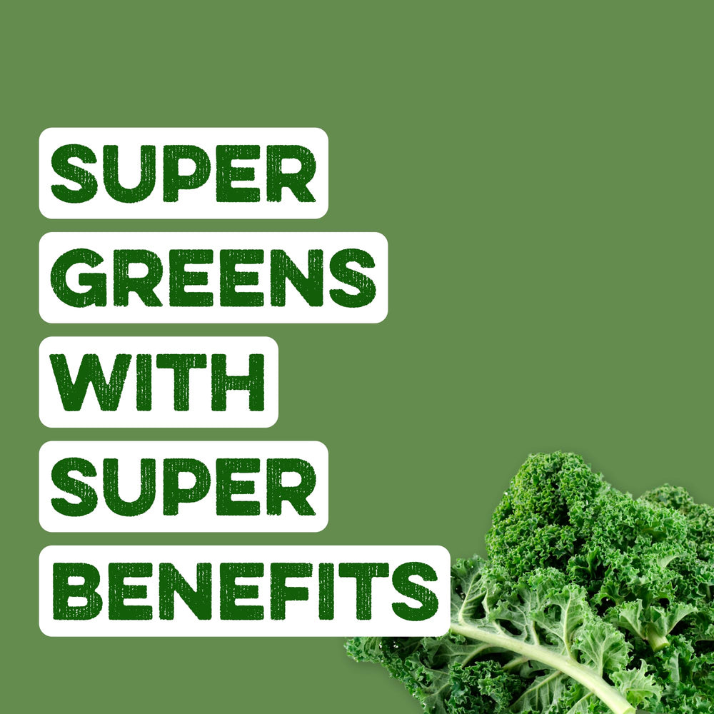 Clean Simple Eats Super Greens glass-mix shows smooth texture without grassy aftertaste