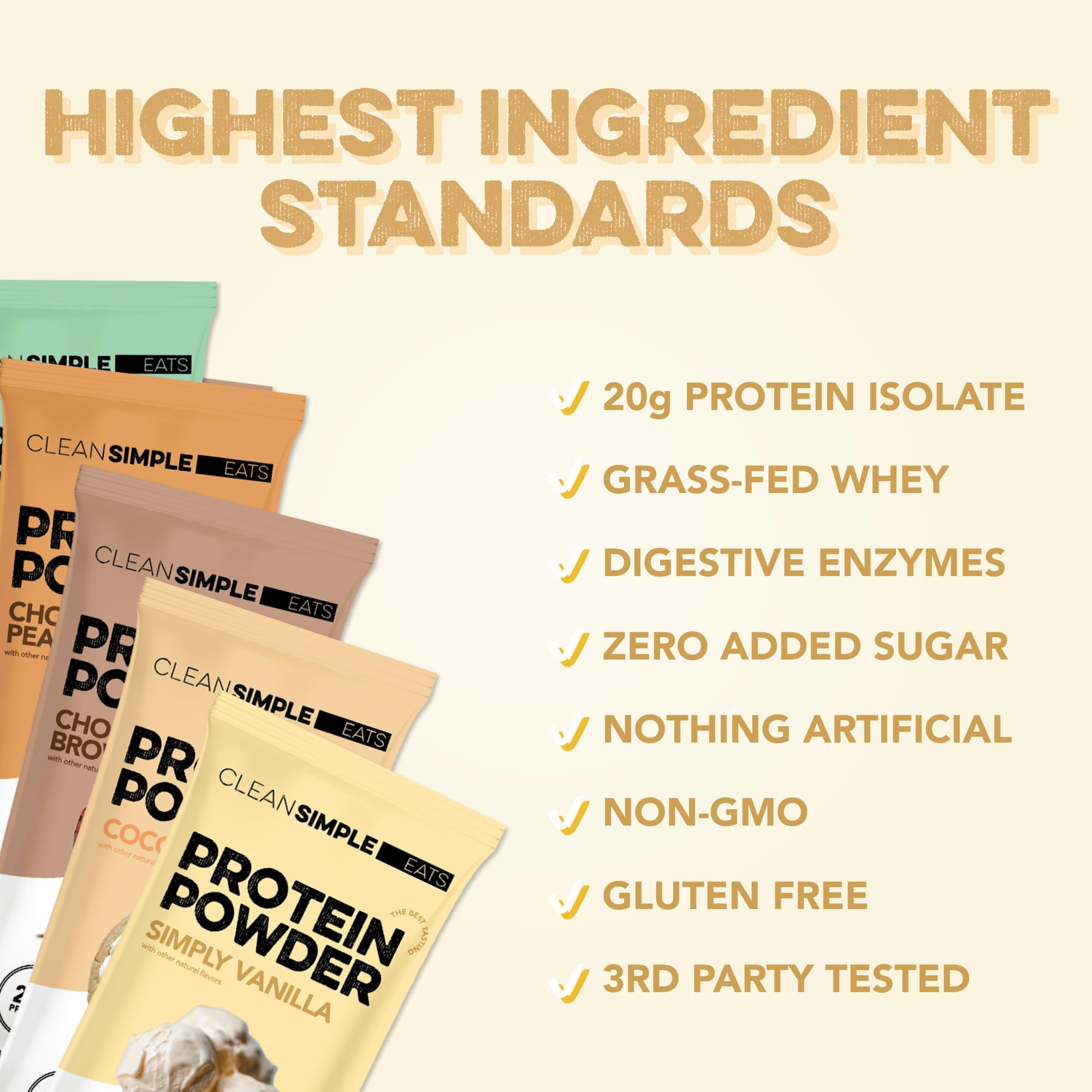 Clean Simple Eats chocolate peanut butter packet blends smoothly into smoothies.