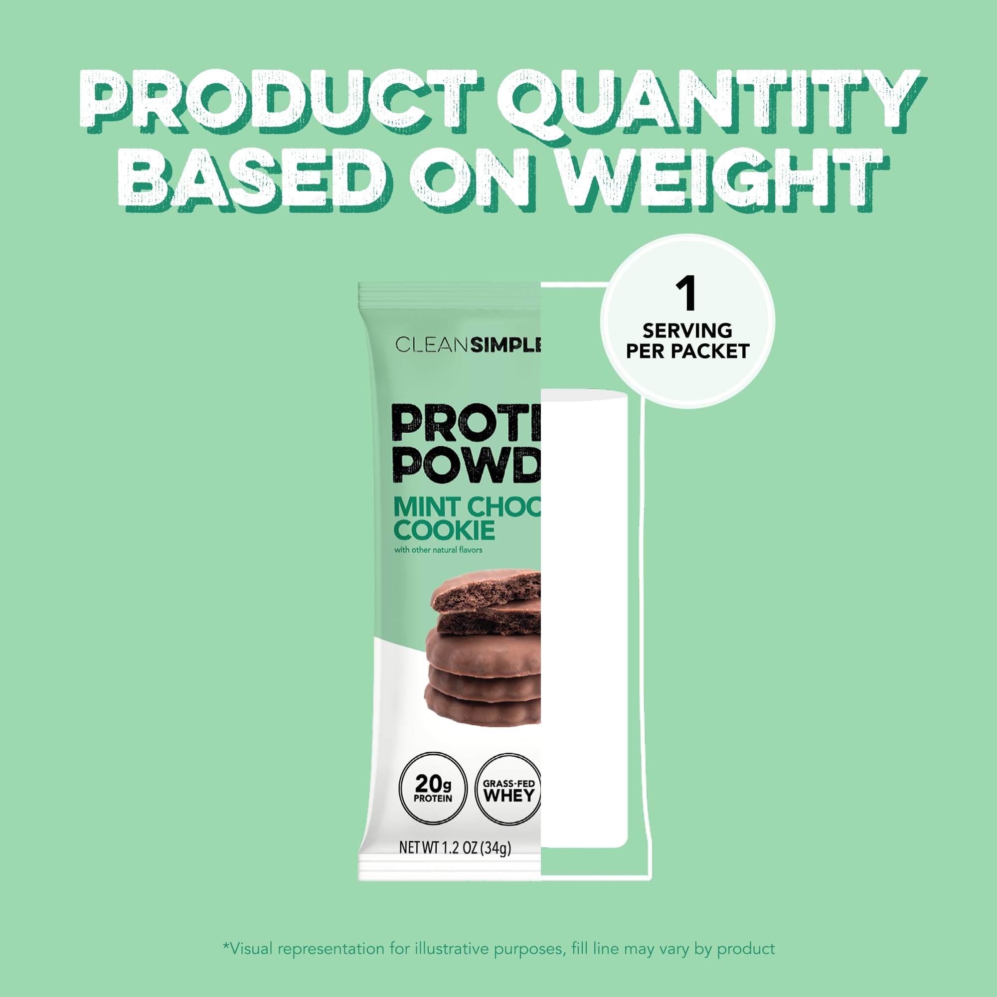Packaging label from Clean Simple Eats emphasizing natural ingredients and flavor