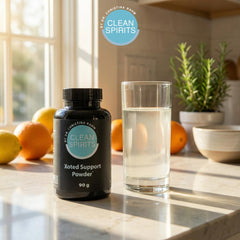 Clean Spirits Xoted Support with B complex—balanced vitamins for daytime energy.