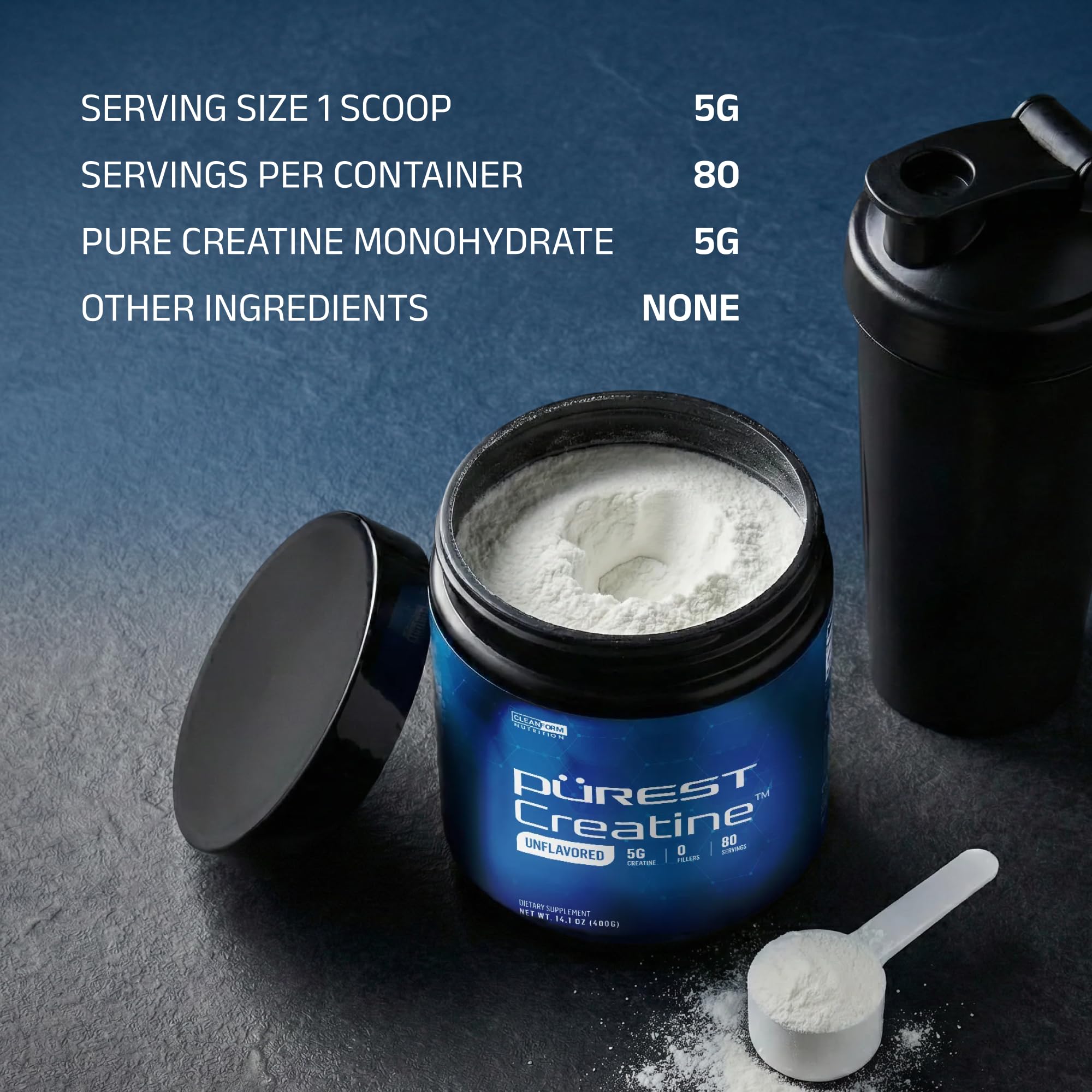 Cleanform supports brain energy and focus during demanding tasks.