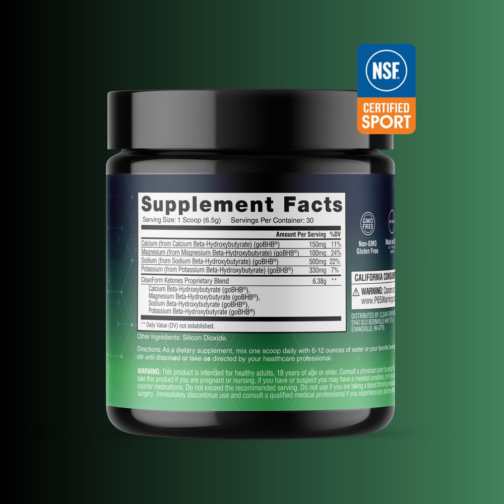 GoBHB added to coffee or shake for a clean energy boost.