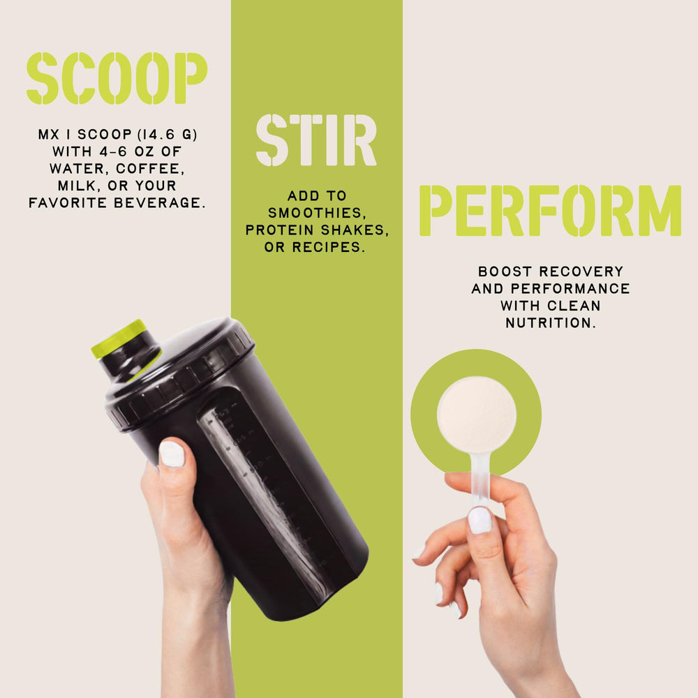 CleanForm Nutrition Iron Feather Collagen Powder ingredients list shows multi-source collagen.