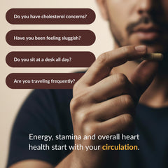 PureBlood label detail shows non-GMO, soy-derived vegetarian capsules and transparency.