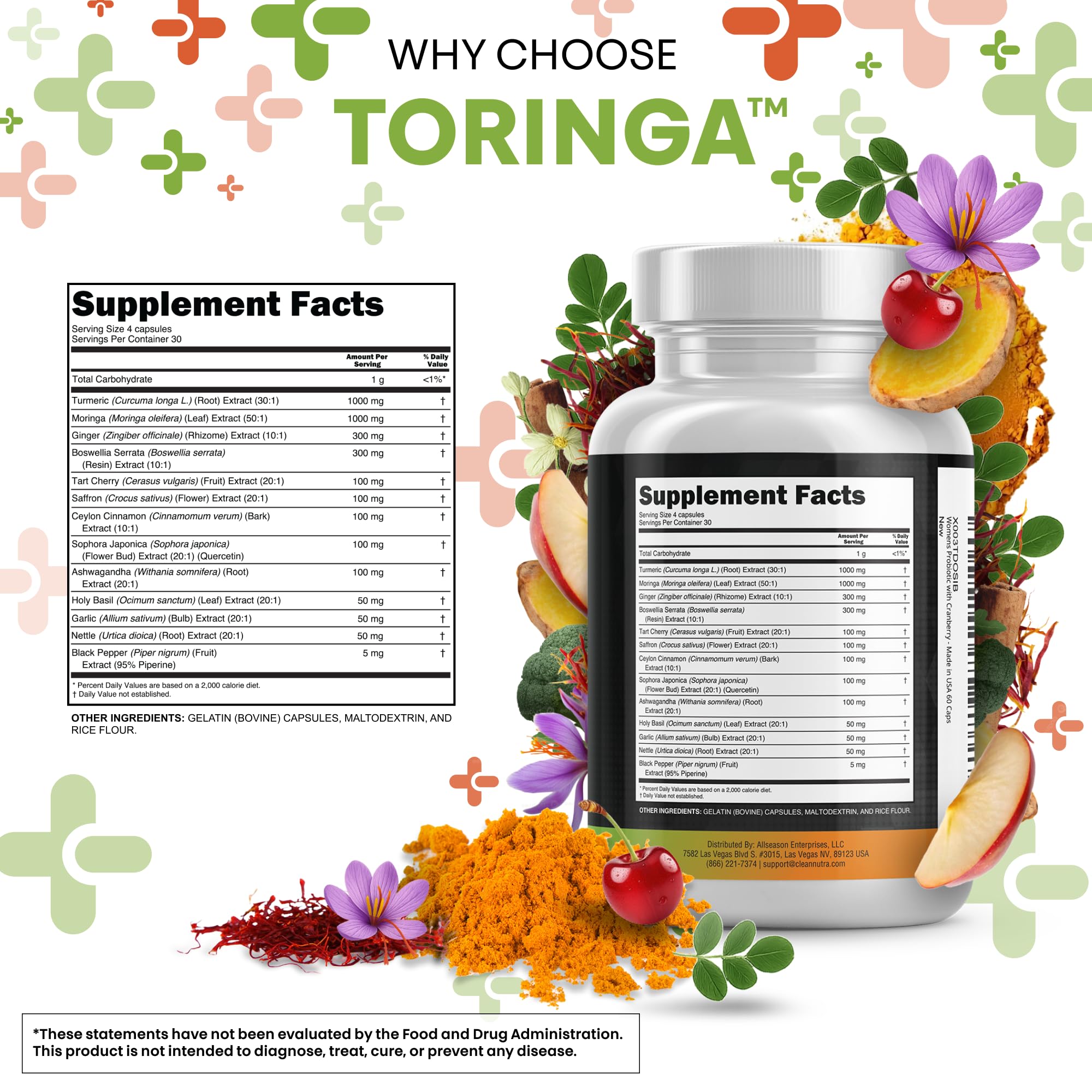 Clean Nutraceuticals ceylon-cinnamon-garlic bottle for flavorful daily support.