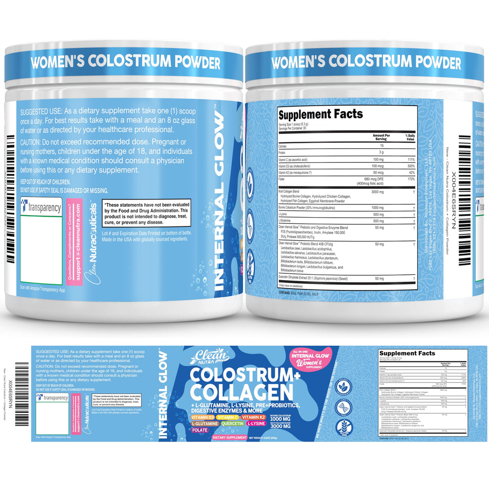 Clean Nutra folate and vitamin C blend for daily wellness