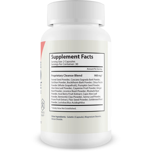 Cleanse Keto Activate capsules in hand for daily detox and digestion.