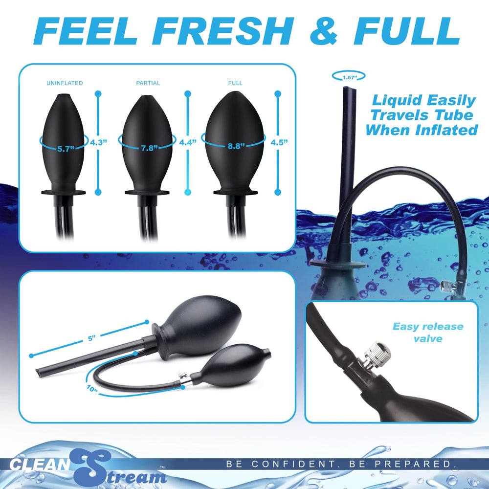 Cleanstream hollow-core design supports smooth flow and easy cleanup.