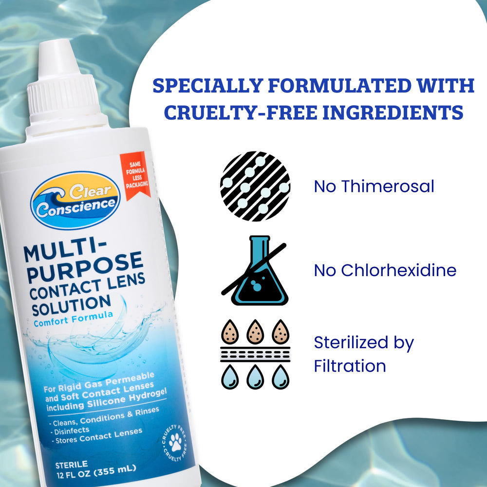 Clear Conscience sensitive eyes formulation for gentle care