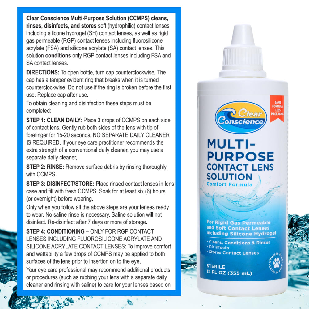 Clear Conscience travel-friendly cap designed for on-the-go lens care