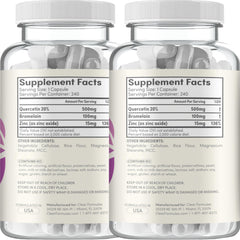 Clear Formulas bromelain-zinc-quercetin combo shows synergistic immune support