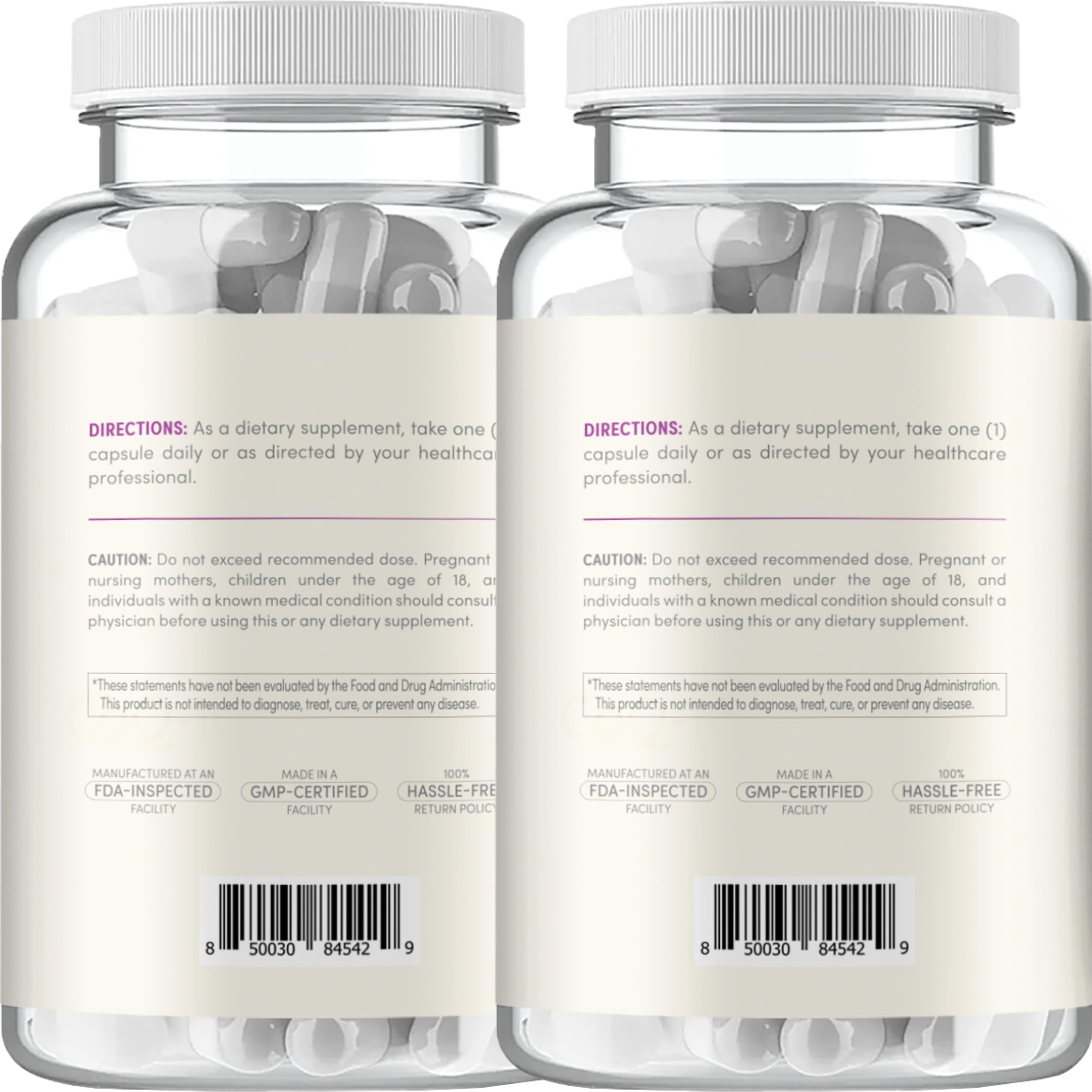 Clear Formulas capsules 500mg quercetin highlighting potent immune-support blend