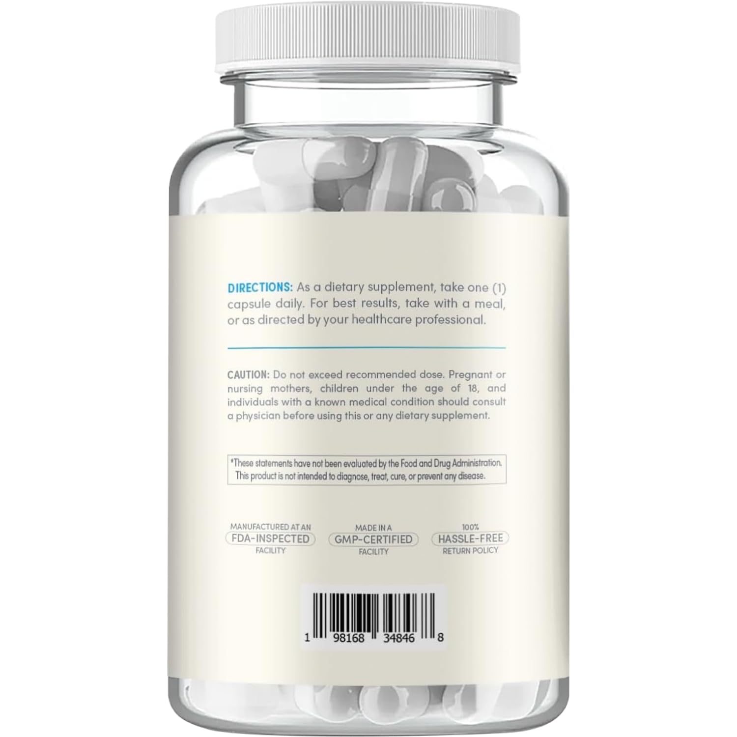 Clear Formulas CoQ10 200mg capsules closeup emphasizing easy daily dosing.