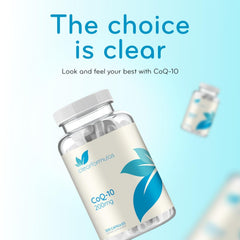 Clear Formulas CoQ10 200mg shelf-shot on store shelf.
