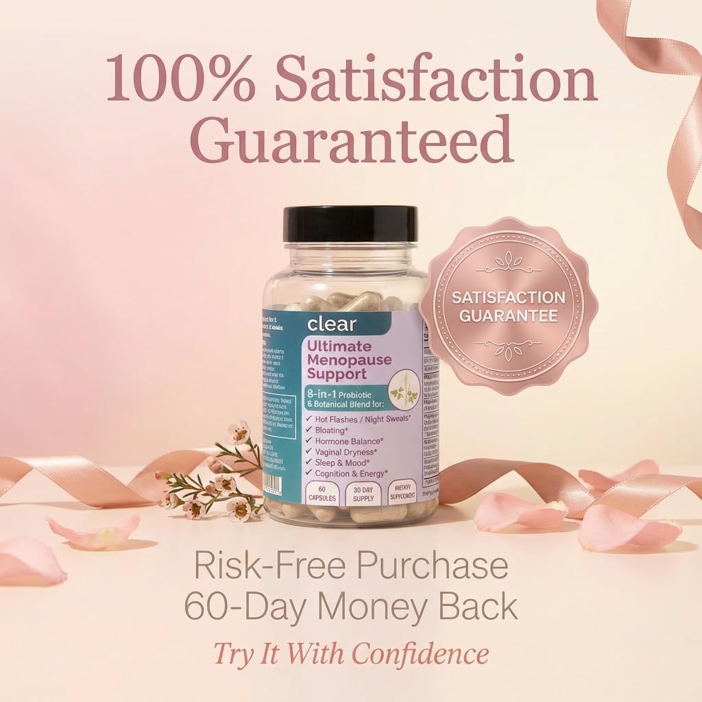 Clear Probiotics capsules near digestive balance concept illustration.