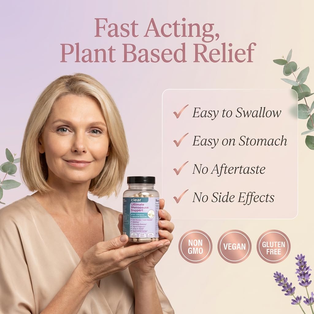 Evening scene with Clear Probiotics capsules for better sleep.