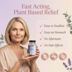 Evening scene with Clear Probiotics capsules for better sleep.
