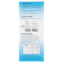 Clearblue eight-pack contents including two digital tests and eight detection strips