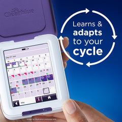Calendar and cycle graphs on the monitor support easy comparison over six cycles.