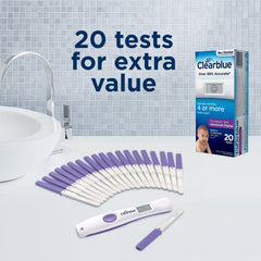 Clearblue user-friendly instructions on pack for quick testing