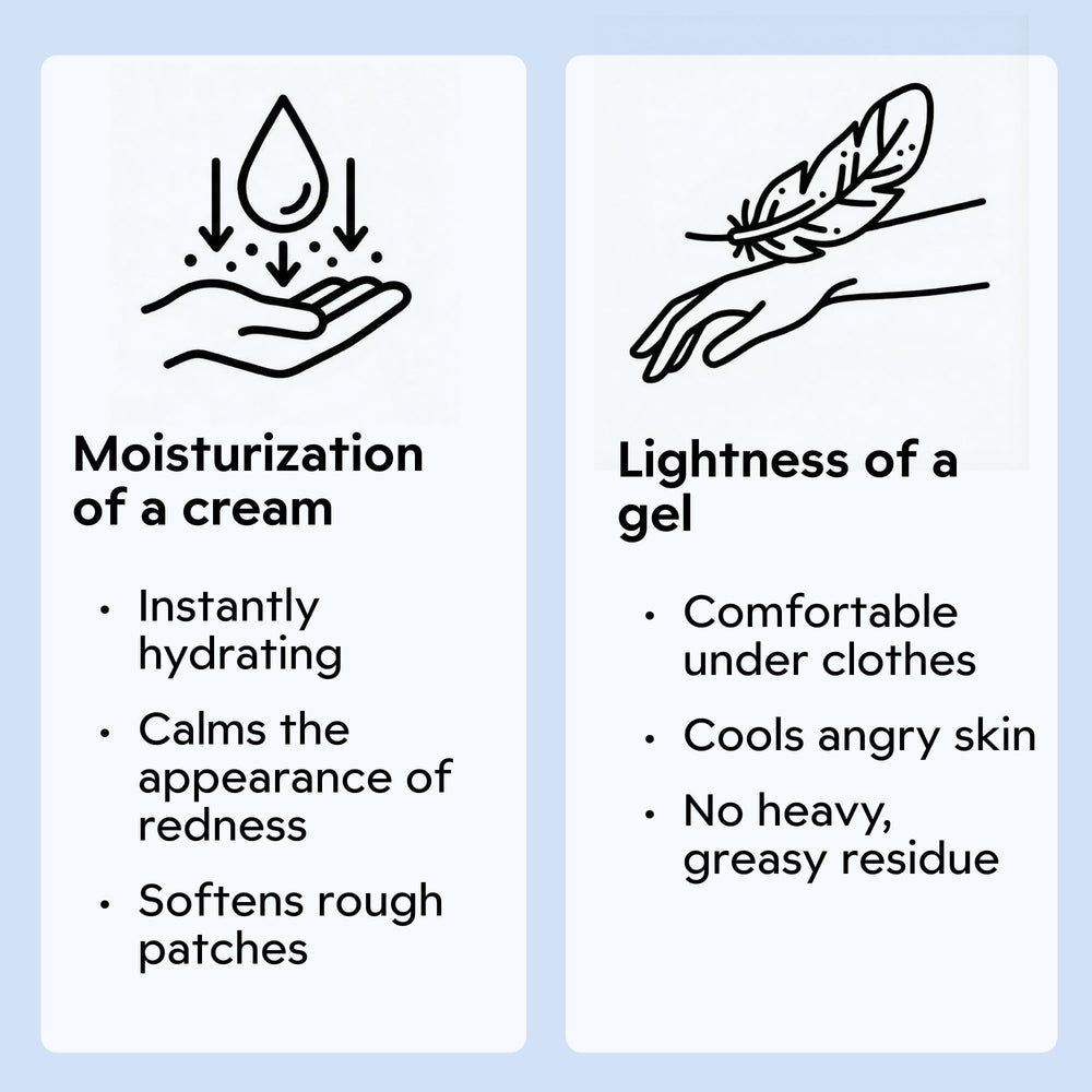 Smooth application of Clearbody Organics Manuka Honey Cream on hands for dry skin