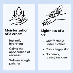 Smooth application of Clearbody Organics Manuka Honey Cream on hands for dry skin