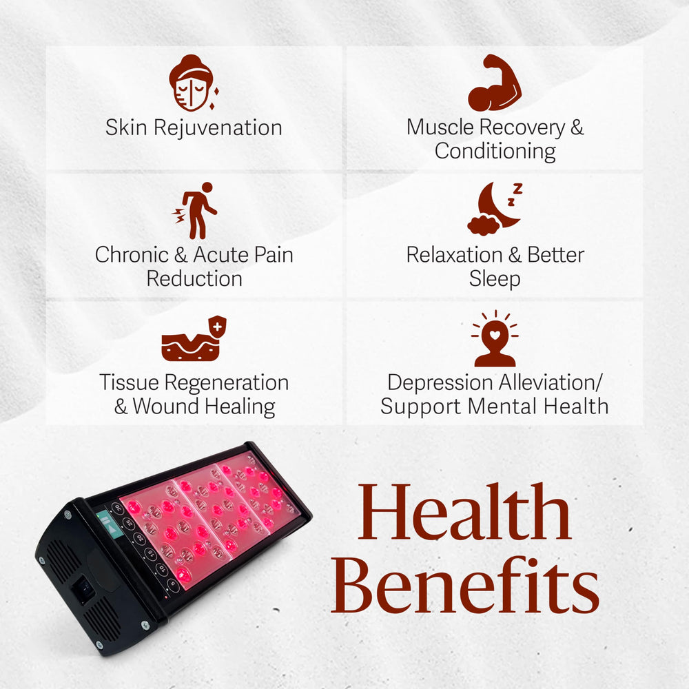 Clearlight therapy at home for targeted pain relief and recovery.