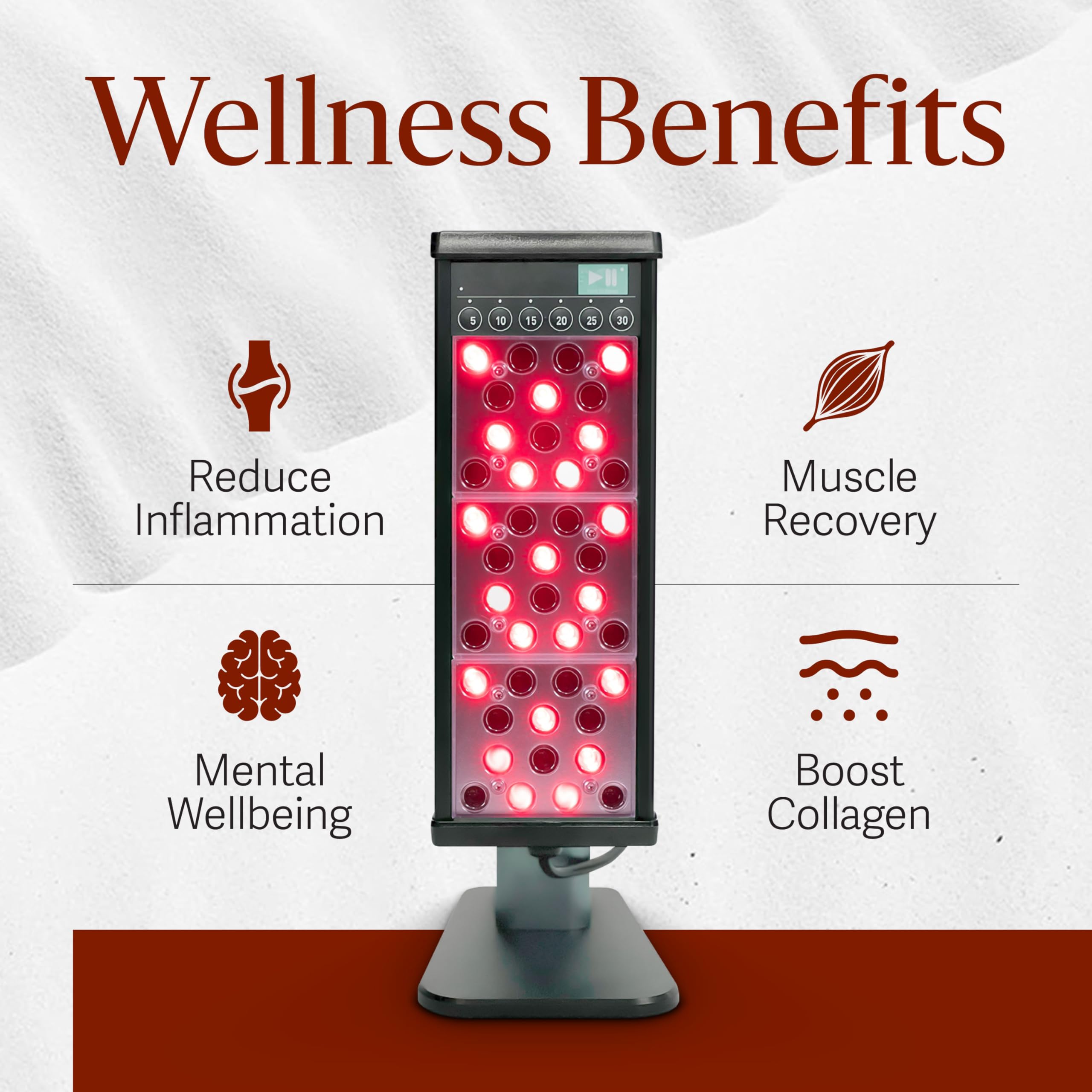 Clearlight red light therapy for skin rejuvenation and youthful glow.
