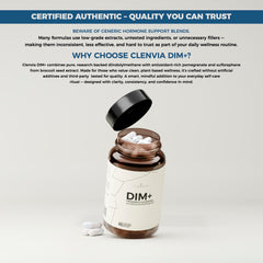 CLENVIA DIM pomegranate-fruit — highlights pomegranate extract for botanical richness