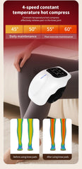 CLEVER BEAR Knee Massager adjustable straps provide secure, comfortable fit for most legs.