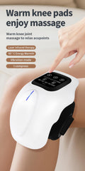 CLEVER BEAR Knee Massager four vibration modes for tailored relief.