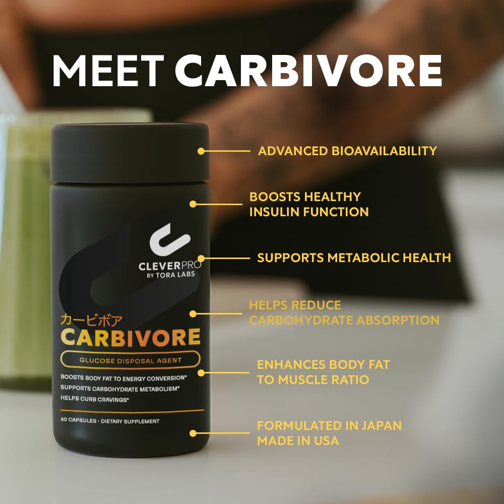 CleverPro Carbivore capsules close-up for easy daily dosing