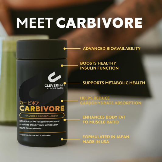CleverPro Carbivore capsules close-up for easy daily dosing