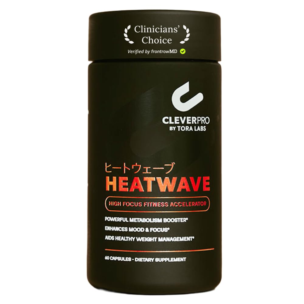 CLEVERPRO Heatwave capsule with Capsimax boosts metabolism and fat utilization.