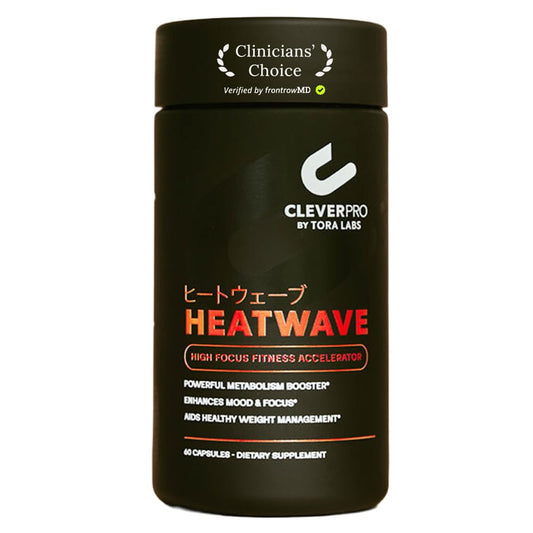 CLEVERPRO Heatwave capsule with Capsimax boosts metabolism and fat utilization.