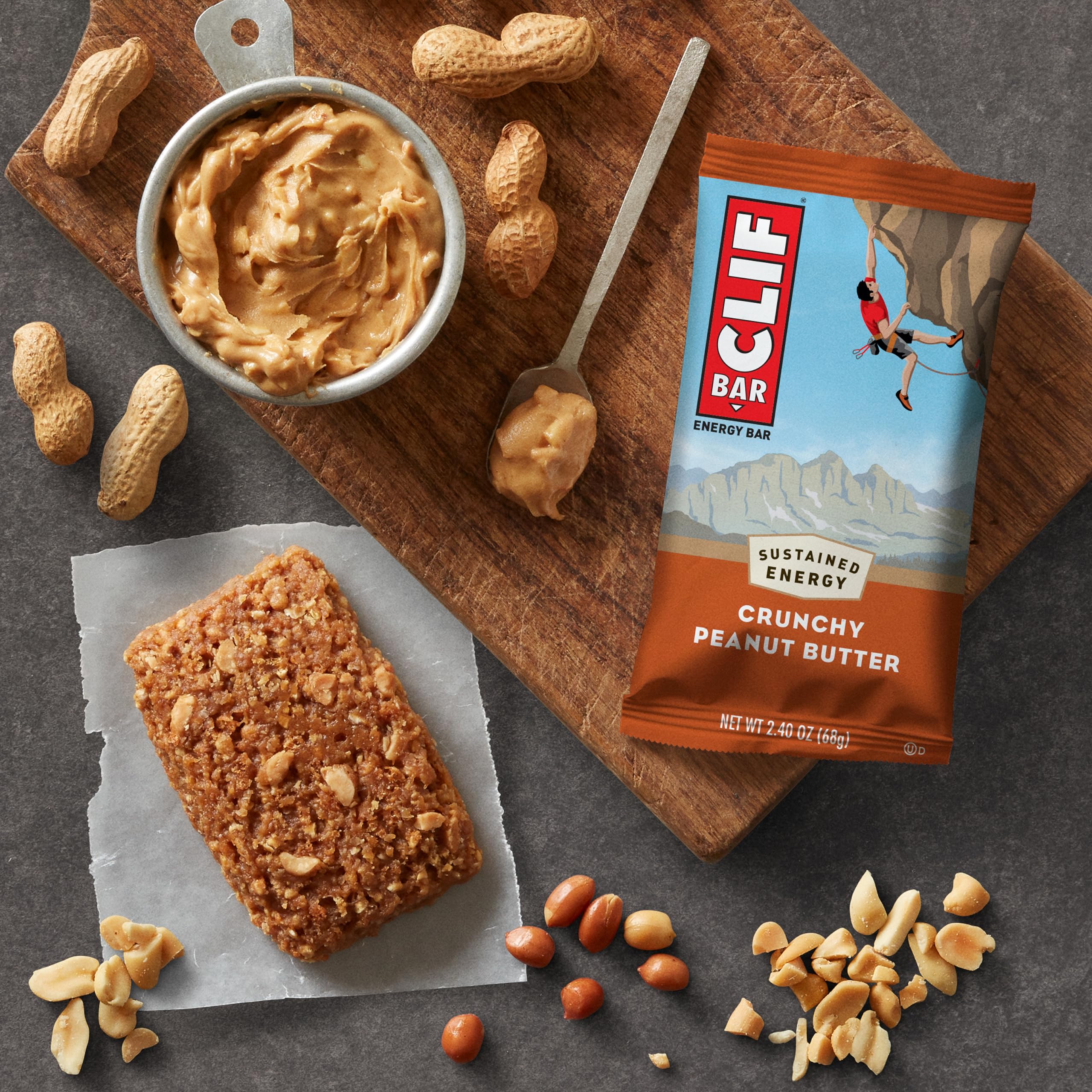 CLIF BAR ingredients organic oats emphasize plant-based energy from oats